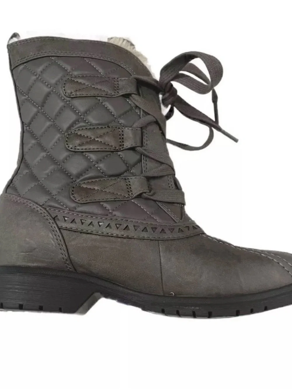 Keds Women’s Powder Puff Winter Snow Boots Grey Size 6 Pre-owned